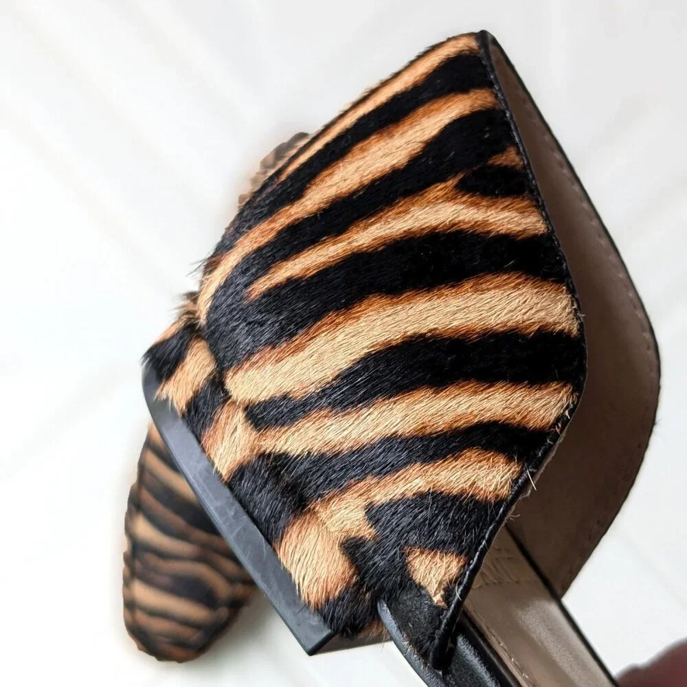 NWOB VINCE CAMUTO Rendolen Calf Hair D'orsay Loafers SZ 7.5 - Picture 8 of 9